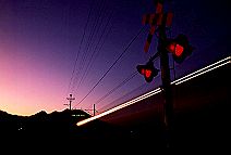 三岐鉄道・夜へ